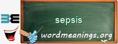 WordMeaning blackboard for sepsis